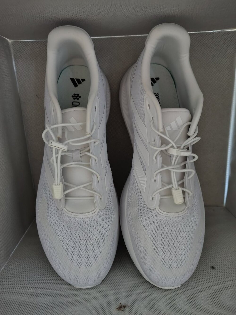 Adidas Runfalcon 5 — Men’s Size 13 — Triple White Everyday Runners